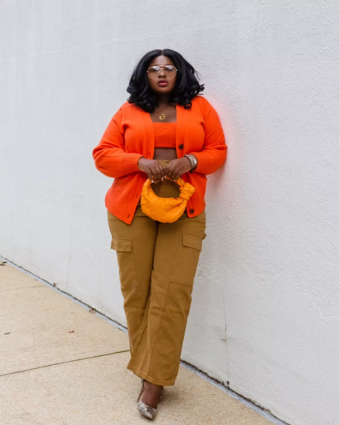 How to Style Cargo Pants: Plus Size OOTD
