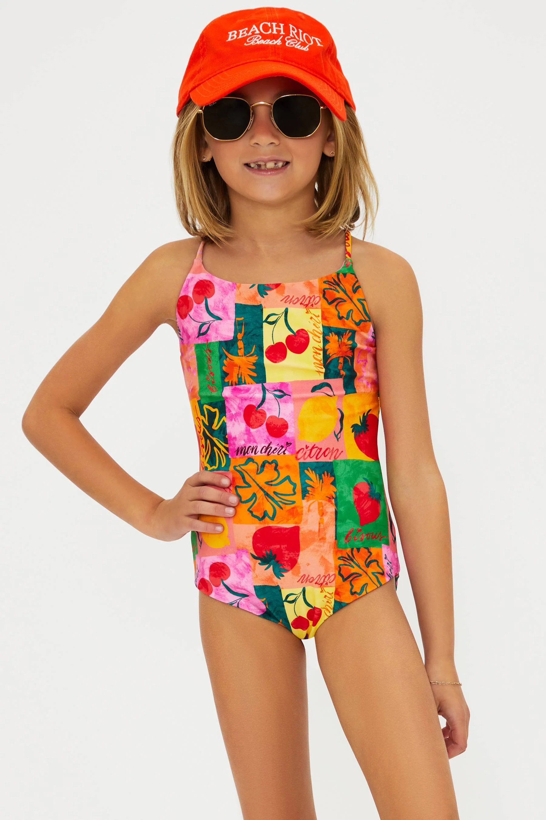 Little Julia One Piece Fruit Market | Girl's One Piece Swimsuit | Beach Riot | Beach Riot