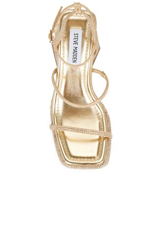 Steve Madden Britani Sandal in Gold from Revolve.com | Revolve Clothing (Global)