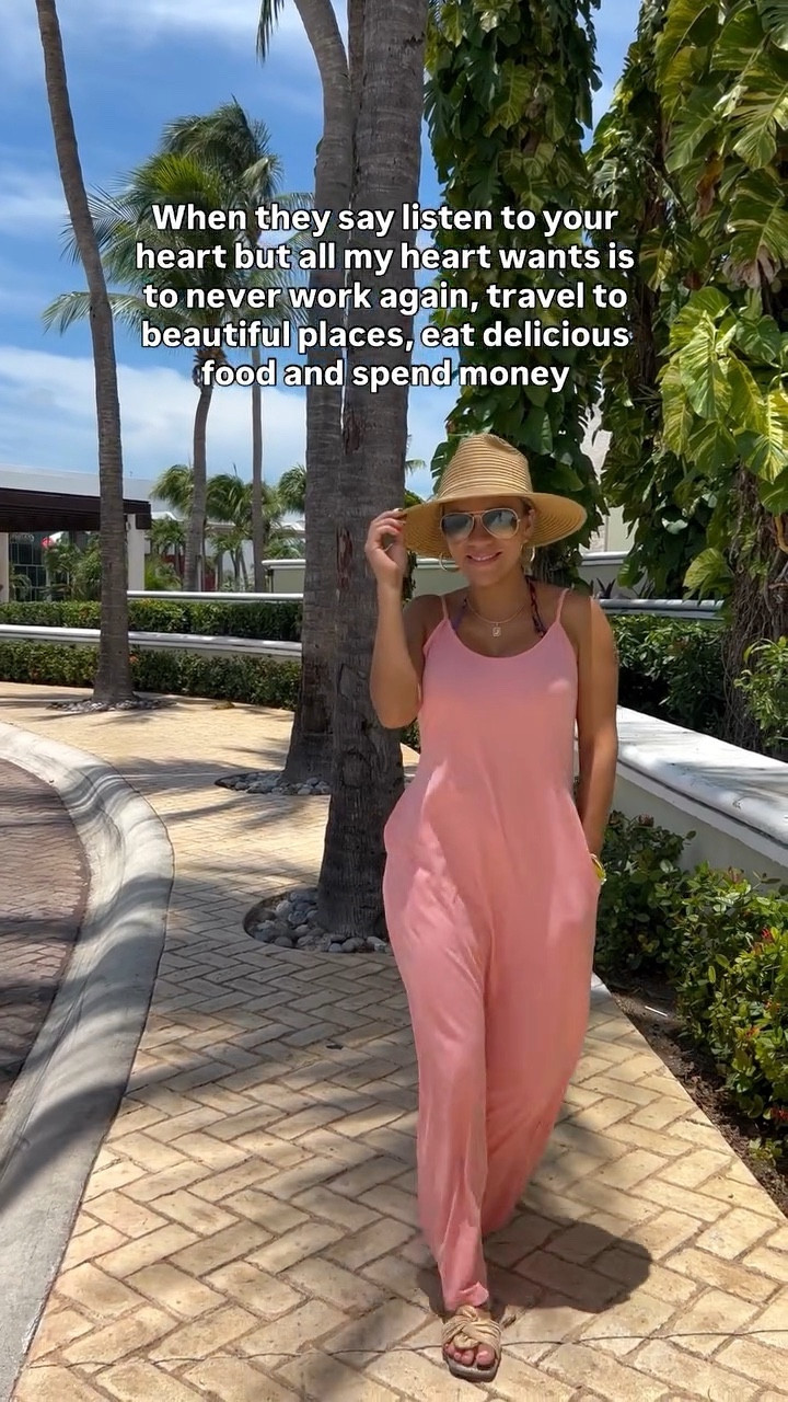 Lmao 🤣 🙆🏼‍♀️🤷🏼‍♀️

What do I do?!? 🫣 That’s what my heart says. 🤪

Outfit linked in my bio 🔗 

#FollowYourHeart #WanderlustVibes #SoftLifeOnly #WorklsNotMyCalling #CatchFlightsNotFeelings
#DreamingOutLoud #relatable #vacation #amazon #walmart