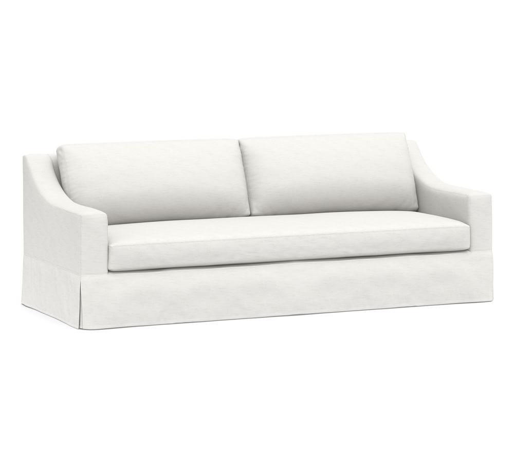 York Slope Arm Slipcovered Sofa | Pottery Barn (US)