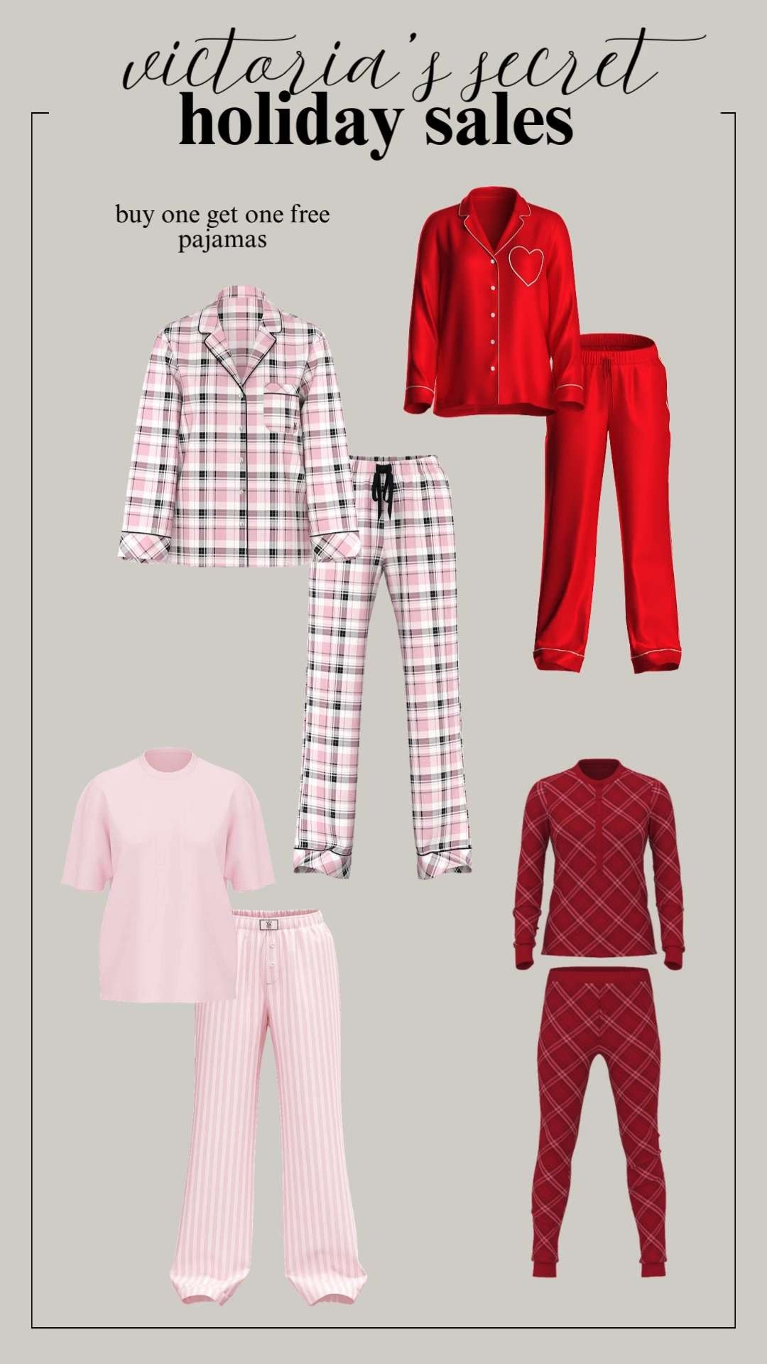 Victoria's Secret is having major sales this week! Buy one get one free, pajamas - discounts on clothes, etc. This buy one get one free pajamas deal is great! 

 #LTKGiftGuide #LTKHoliday #LTKdayinmylife