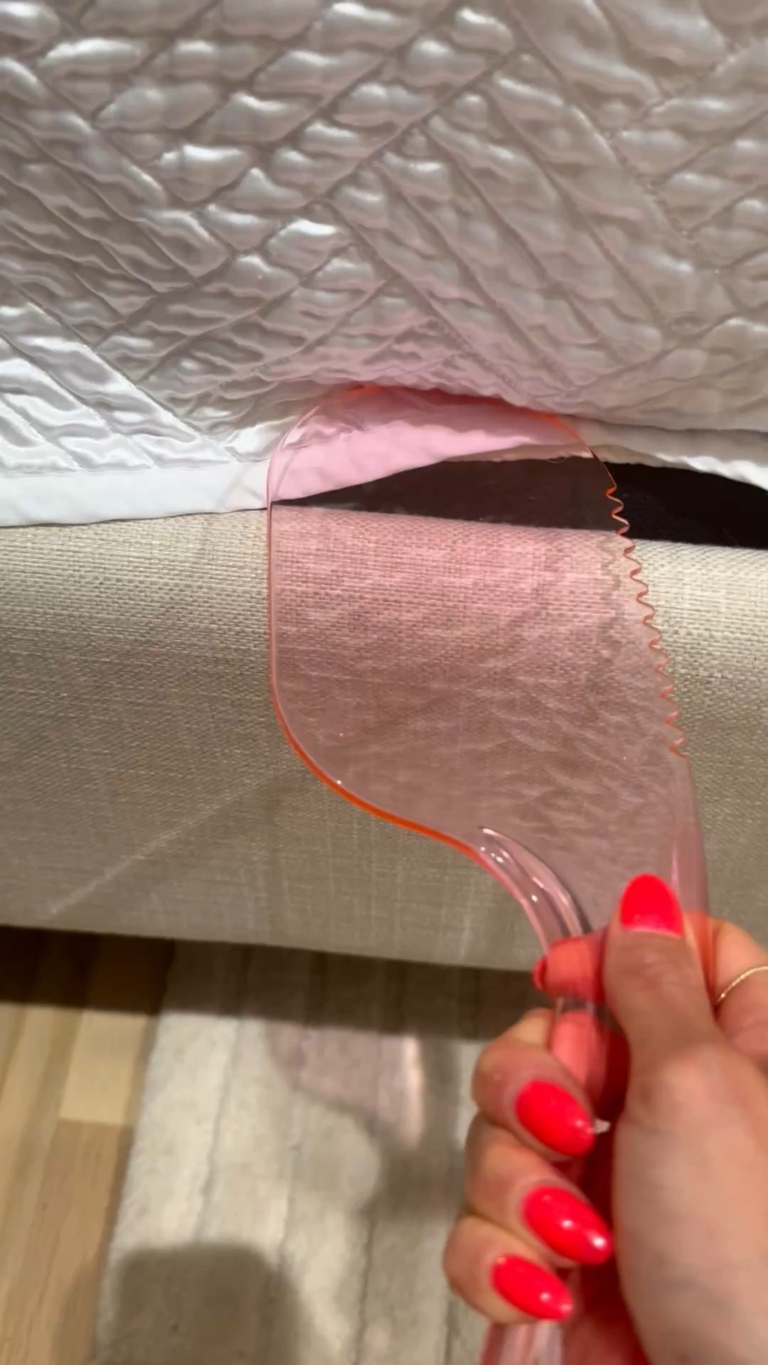 If you like your bedding to be all tucked in, you need these inexpensive tool. Works like a charm

#LTKHome