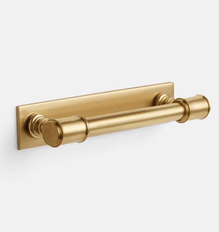 Ladd Drawer Pull with Rectangle Backplate | Rejuvenation