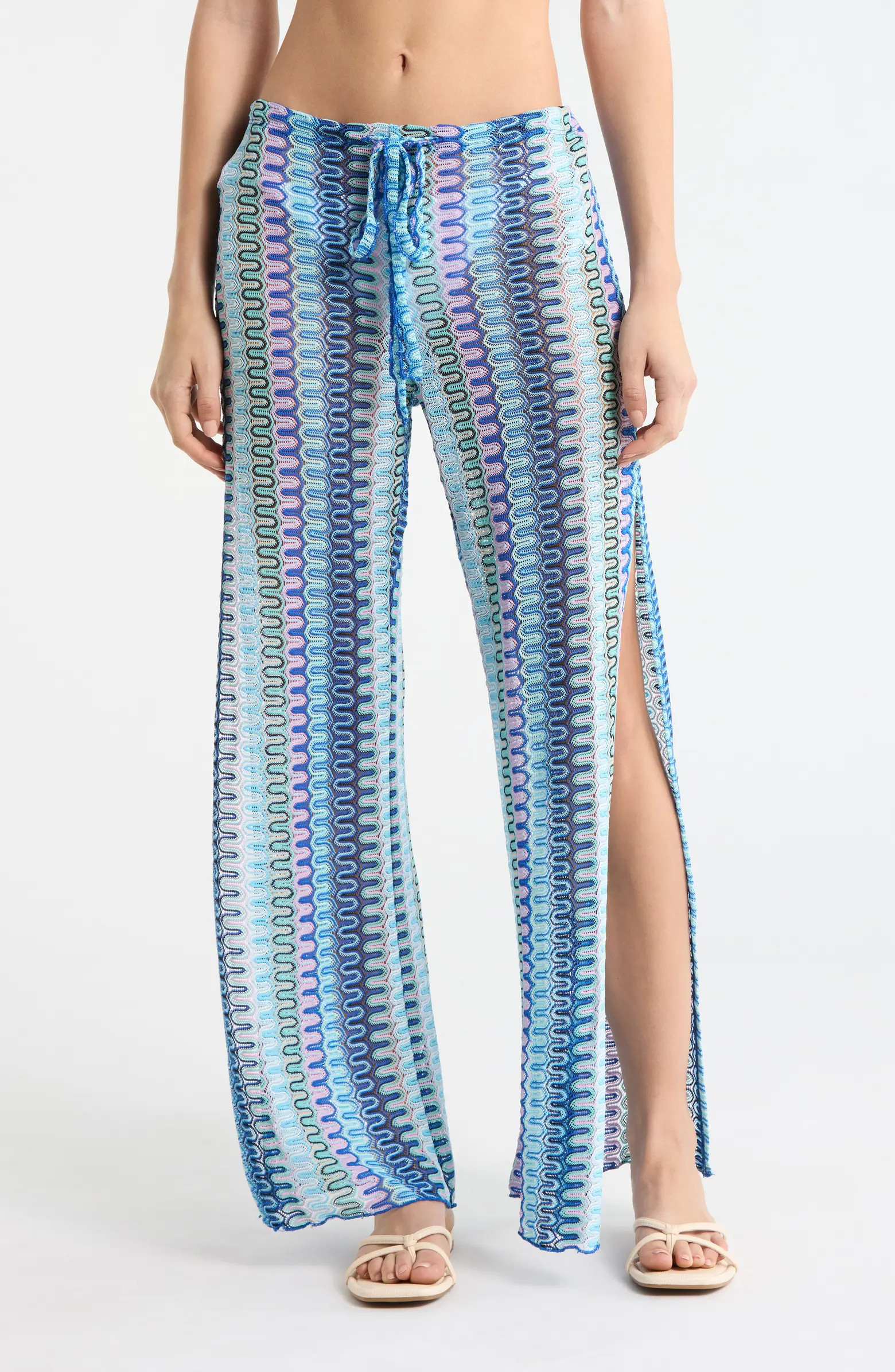 Tivoli Metallic Cover-Up Pants | Nordstrom