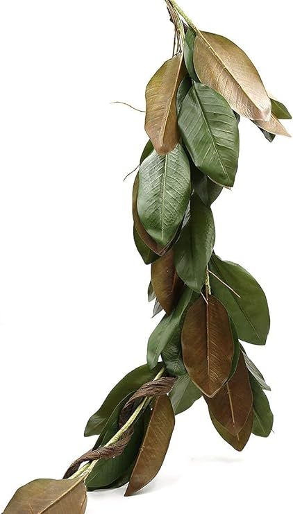 Serene Spaces Living 50in Long Artificial Magnolia Leaf Garland, Ideal to Hang at Wedding, Store ... | Amazon (US)
