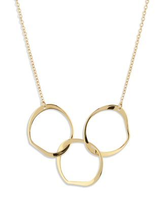 Interlocking Circle Station Necklace in 14K Yellow Gold, 18" - 100% Exclusive | Bloomingdale's (US)