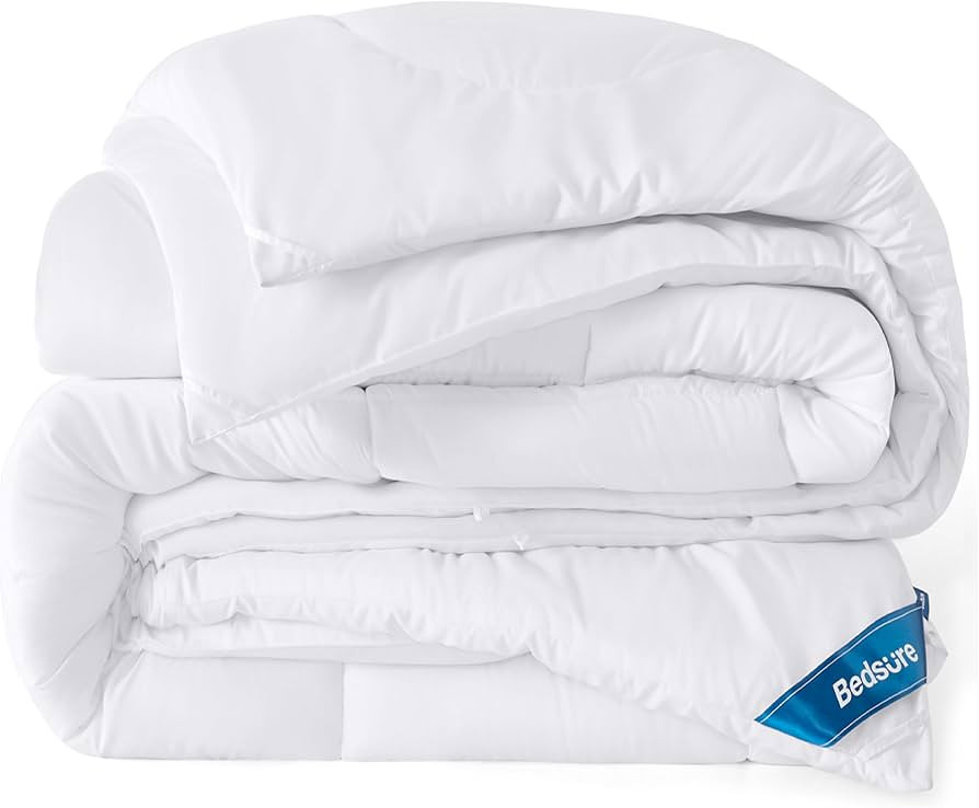 Bedsure Comforters Queen Size -Duvet Insert White Lightweight Comforter Quilted All Season Duvet ... | Amazon (US)