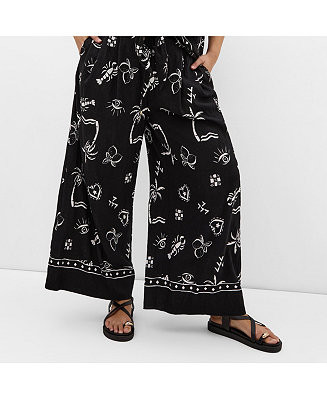 CITY CHIC Women's Resort Border Print Pant - Macy's | Macy's