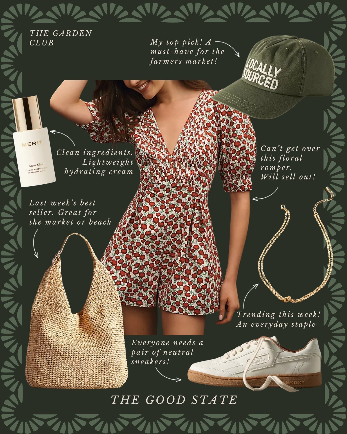 This collection is for the garden girlies who find joy in being outside—rain or shine. For the ladies dressing a little brighter this time of year, wearing all the florals, and who have (or need) a cute rain jacket or colorful umbrella to make rainy days a little happier. This collection is for the ladies giving gardening a try for the first time or those tending to the same garden they have poured their heart and soul into for years. For those cultivating the soil of their hearts and homes too. For the girlies who love earth tones and blooming colors too. 

The good state, Lauren England, terrain, Anthropologie, Amazon, Amazon home, Amazon beauty, spring fashion, summer fashion, maxi dress, casual outfit, crochet top, gardening, flowers, florals, spring outfit, wreath, pottery barn, nordstrom, coffee table book, LL Bean, clean beauty, wedding guest dress, bag, tote, purse, woven purse, rain boots, Sunhat, flat, JCrew JCrew factory, white dress, sunglasses, quince, gold necklace, summer outfit, summer style, summer fashion, sale, ootd, 

#LTKStyleTip #LTKFindsUnder50 #LTKSaleAlert