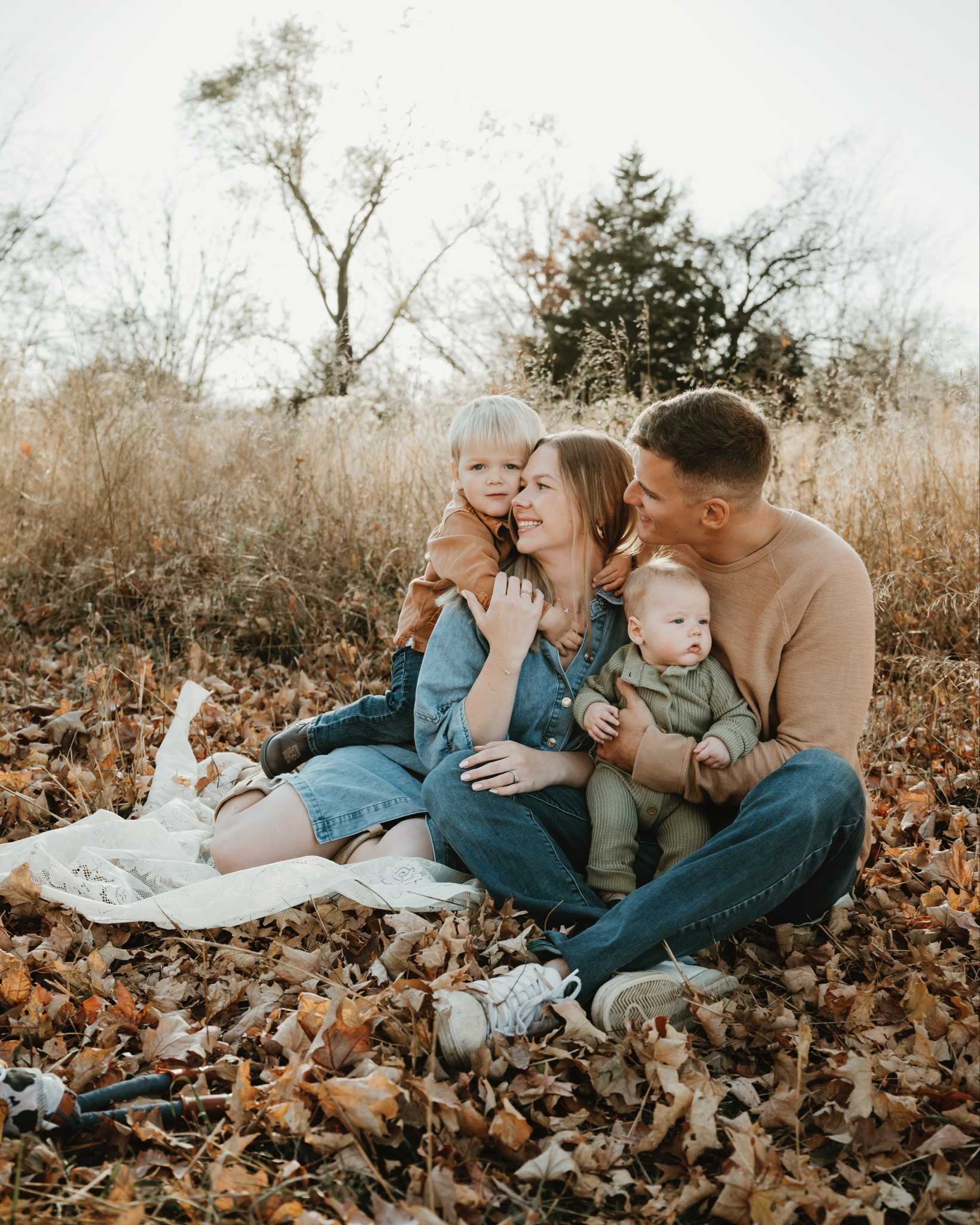 This years family picture outfits! Loved how all the colors came together🫶🏼 

#LTKSeasonal #LTKmomlife #LTKootd