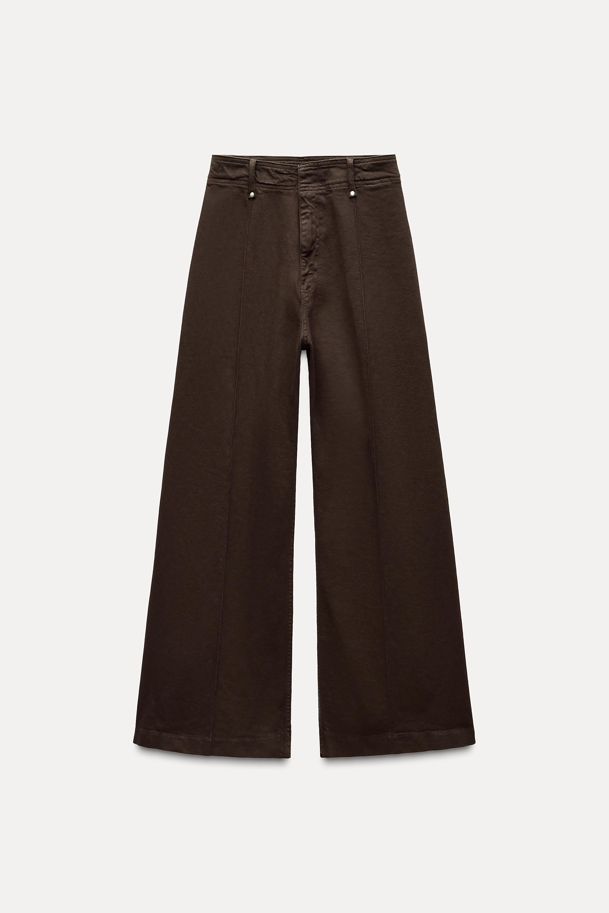 ZW COLLECTION HIGH WAIST WIDE LEG JEANS | Zara US