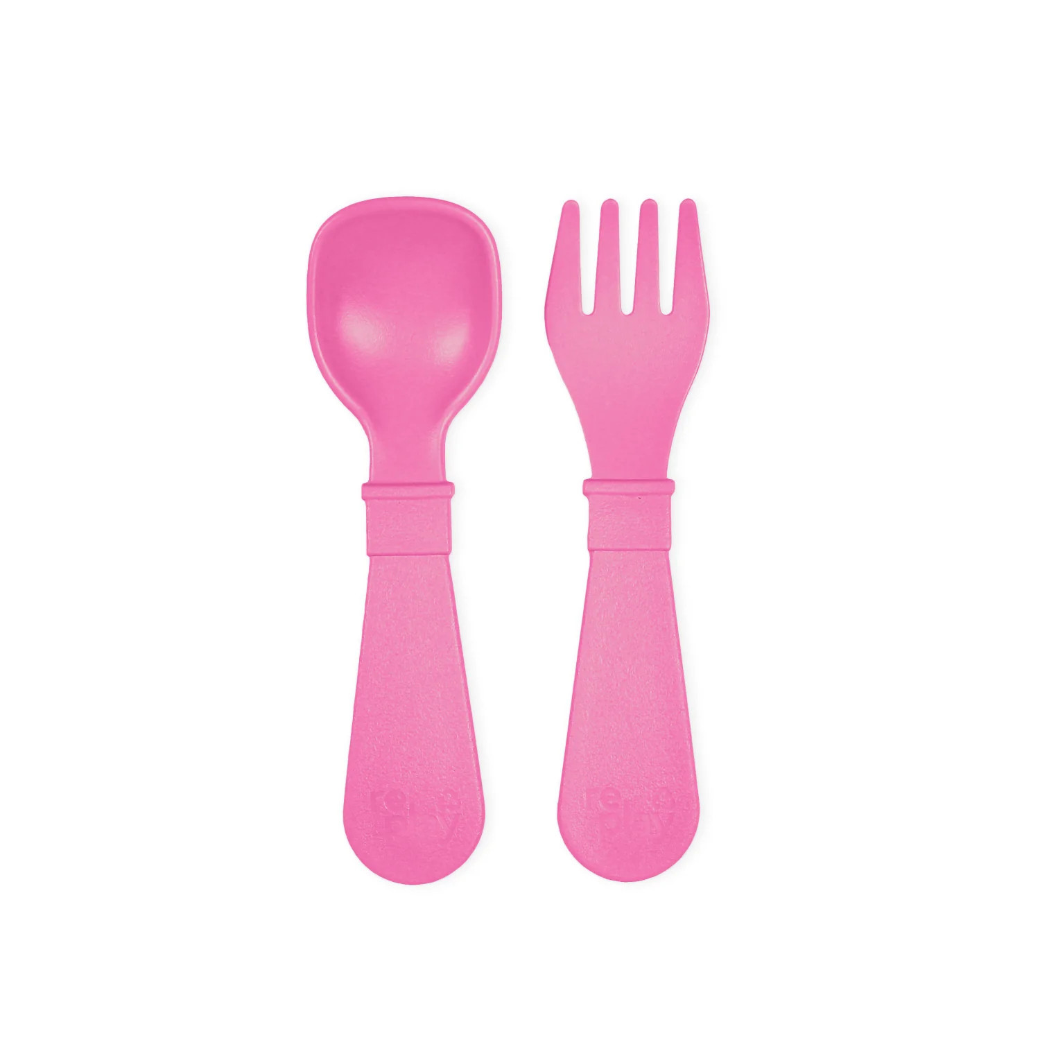 Re-Play Tiny Utensil Pair | Family Tableware Made in the USA from Recycled Plastic | Re-Play