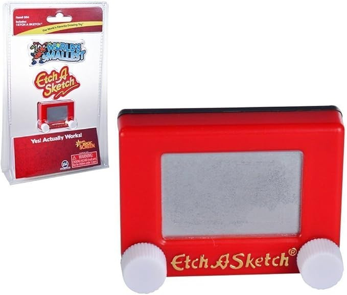 World's Smallest Etch a Sketch Red | Amazon (US)