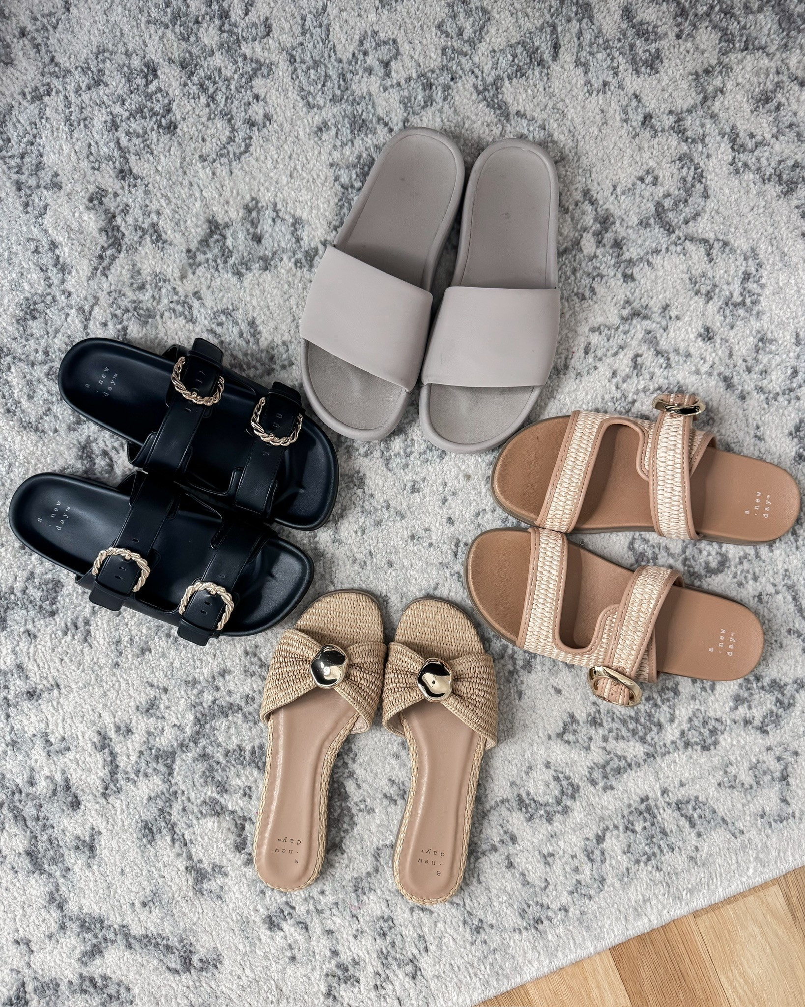 The sandals I keep reaching for on repeat this spring and summer. Neutral, comfy, easy to style, and they go with literally everything from dresses to denim shorts.

summer sandals, comfy sandals, neutral sandals, casual summer shoes, affordable sandals, beach vacation style, everyday sandals, cute slip on sandals, spring shoes, easy summer outfits, woven sandals, black sandals, trendy sandals, summer fashion finds, lovelylifestyling

#LTKootd #LTKOver40 #LTKSeasonal