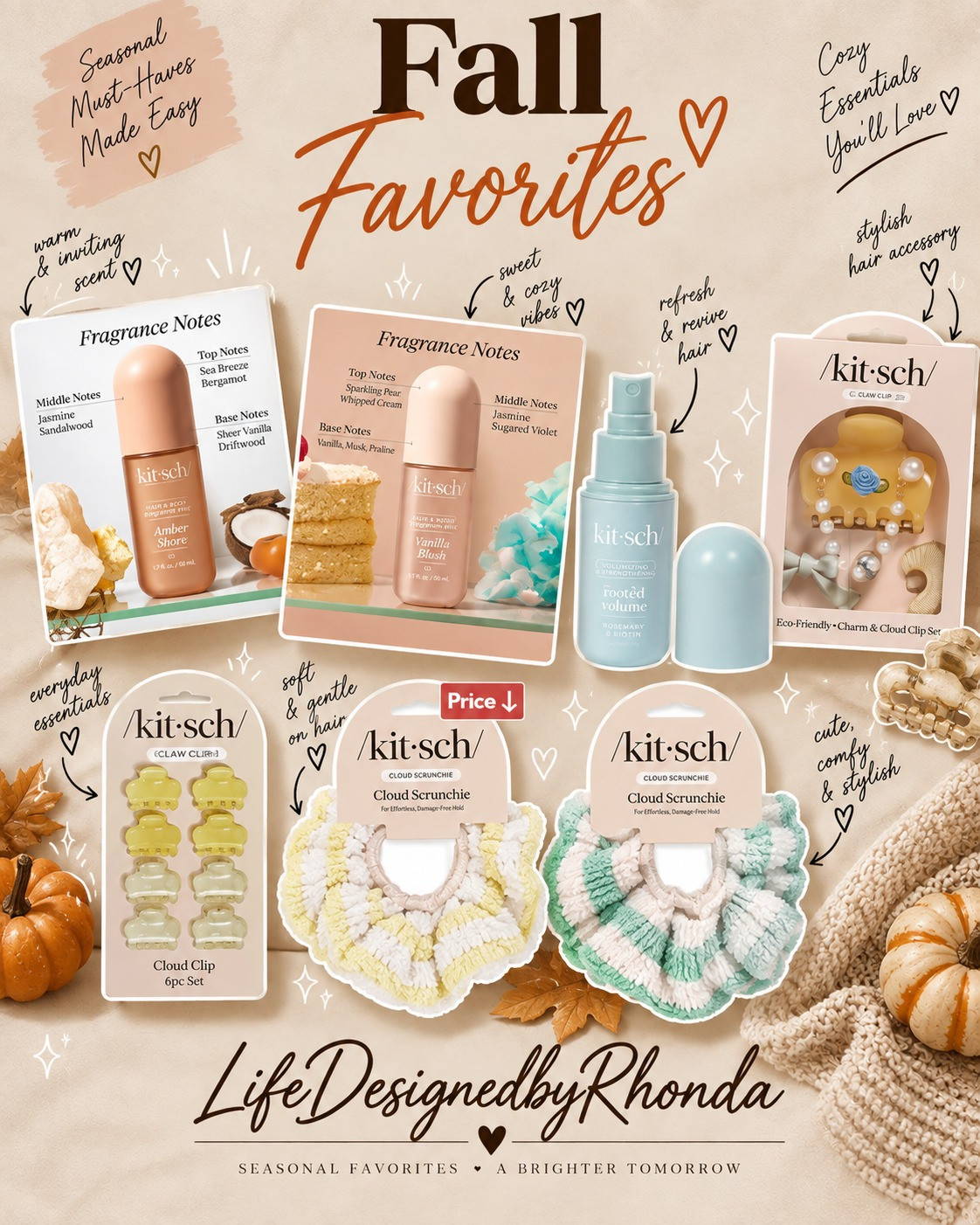 Cozy scents, cloud-soft scrunchies & cute clips — your sweetest Fall hair favorites for comfy, effortless style. 

 #LTKActive #LTKU #LTKBeauty
