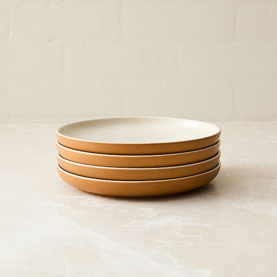 Aaron Probyn Kaloh Salad Plate, Golden Oak, Set of 8 | West Elm (US)