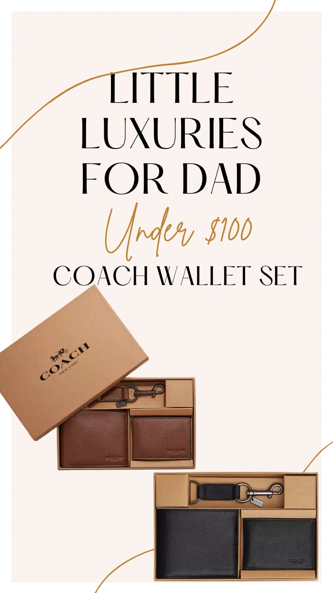 Every dad needs this Coach wallet set !! 

Coach wallet. Gift idea for dad. Father’s Day gift guide. Mens wallet  

#LTKGiftGuide #LTKFindsUnder100 #LTKMens