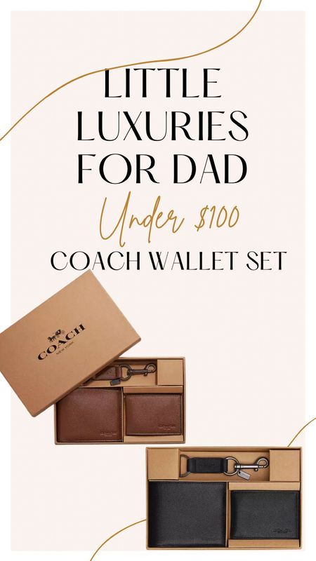 Every dad needs this Coach wallet set !! 

Coach wallet. Gift idea for dad. Father’s Day gift guide. Mens wallet  

#LTKGiftGuide #LTKFindsUnder100 #LTKMens