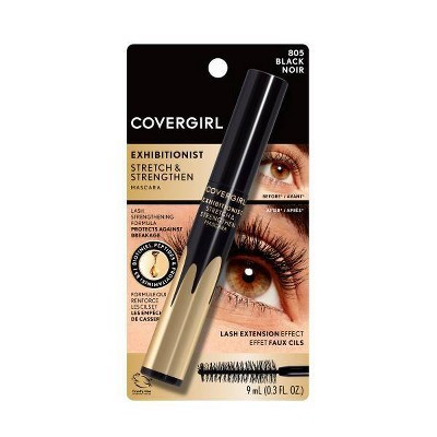 COVERGIRL Exhibitionist Stretch & Strengthen Mascara - Black 805 - 0.3 fl oz | Target
