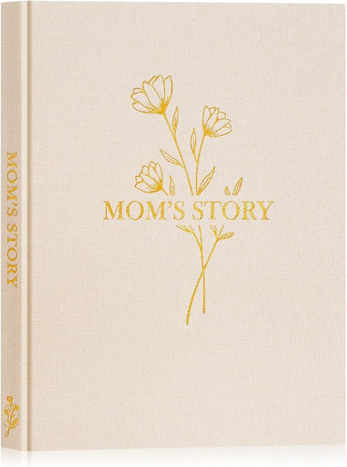 Lanpn Mom Life Story Book Journal with 270+ Prompts, Linen Hardcover Mother Story Guided Journal,... | Amazon (US)