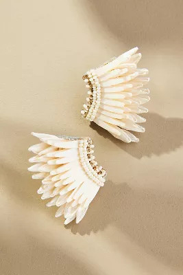 Mignonne Gavigan Madeline Mini Raffia Earrings | Anthropologie (US)
