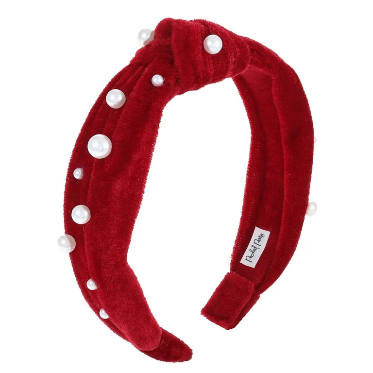 Packed Party Red Velvet Headband, Female, 1 Piece - Walmart.com | Walmart (US)