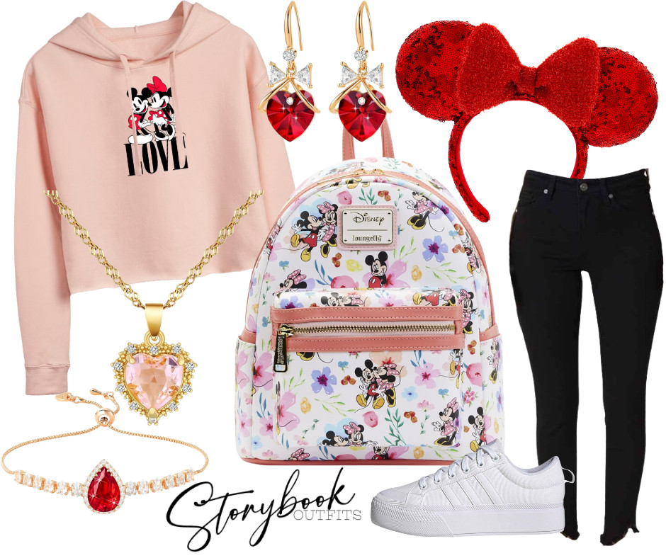 All you need is LOVE… and a really cute Disney park outfit!

Soft blush crop hoodie, red sequin ears, floral Mickey & Minnie Loungefly, heart jewels + comfy sneakers = the perfect look for Valentine’s trips, girls’ weekends, or any “I just love Disney this much” park day! 

 

#LTKTravel