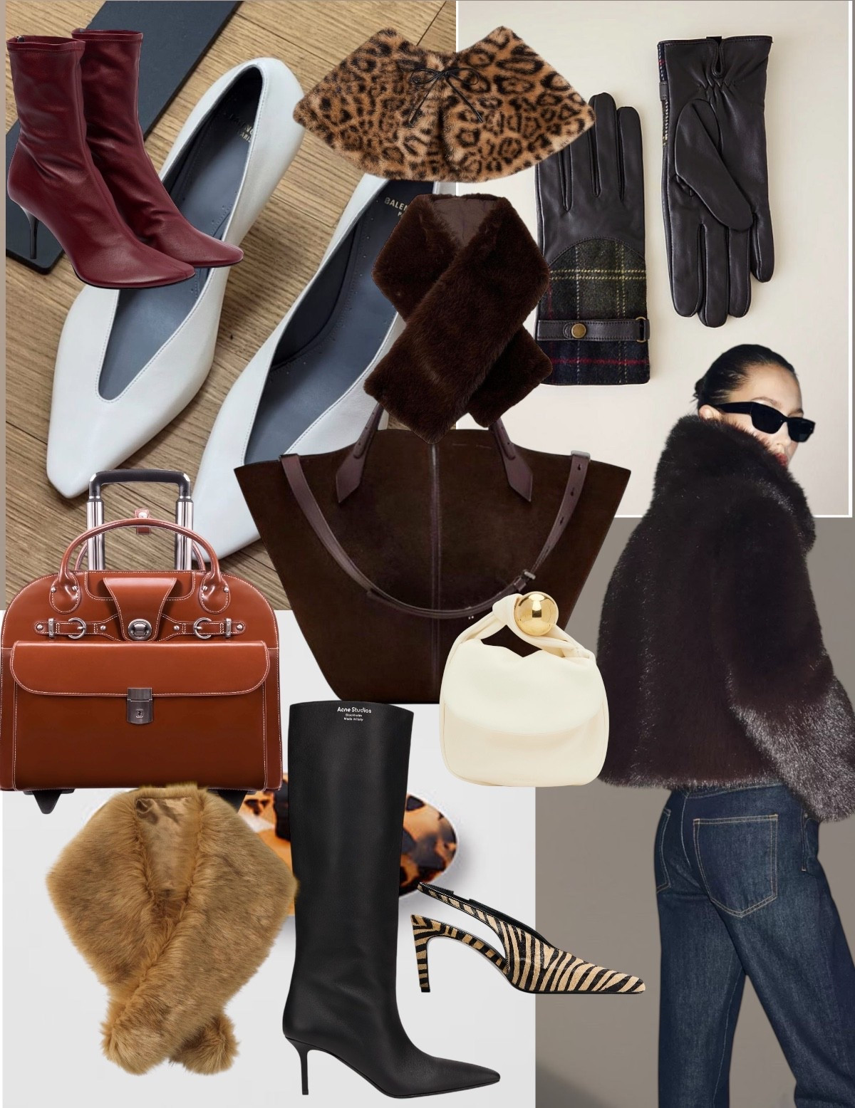 #minimalism #quietluxury #personalstyling #fauxfurscarf brown faux fur scarf, Barbour gloves, acne studio boots, Cleo Courts, animal prints heels, faux fur bomber jacket

#LTKwinter #LTKeurope #LTKuk