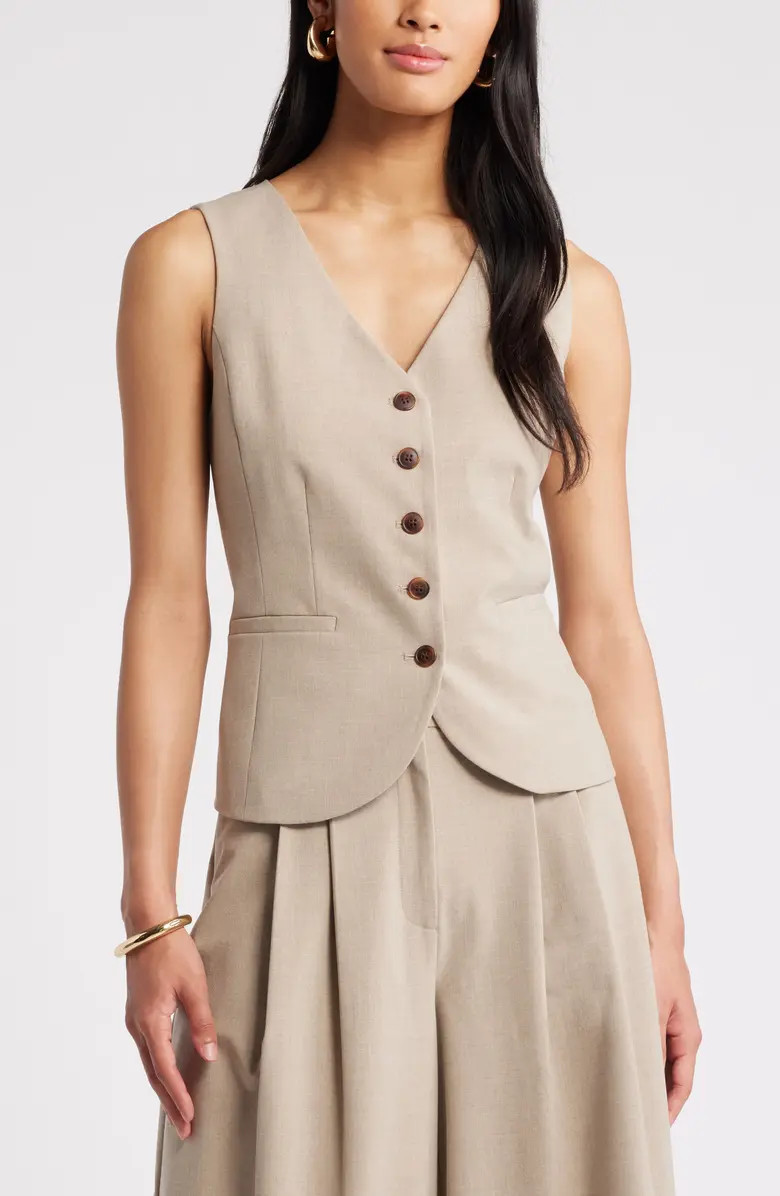 Button Front Vest | Nordstrom