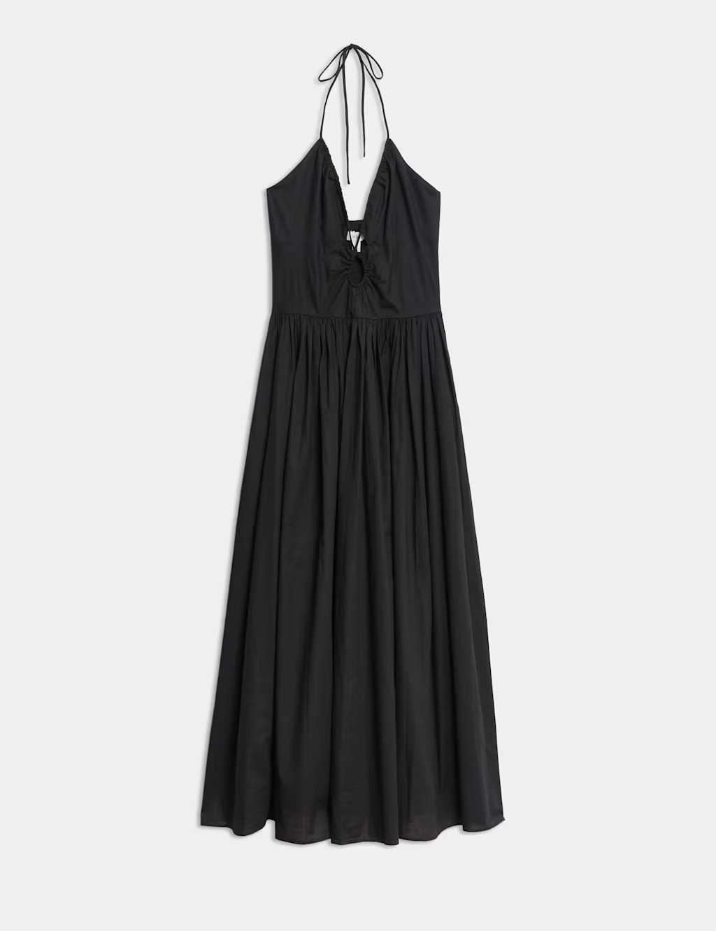 Pure Cotton Halter Neck Midaxi Beach Dress | Marks & Spencer (UK)