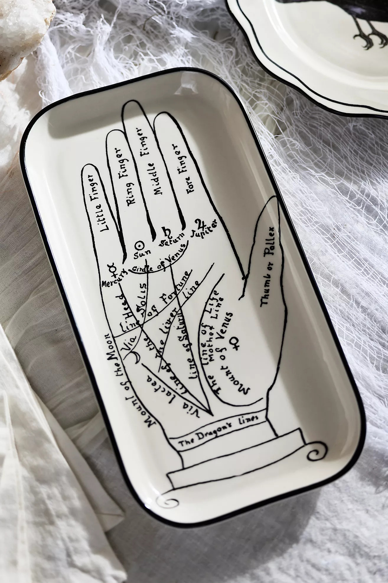 Palmistry Stoneware Serving Platter | Anthropologie (US)