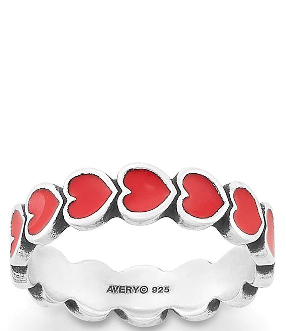James AveryEnamel Red Connected Hearts Ring | Dillards
