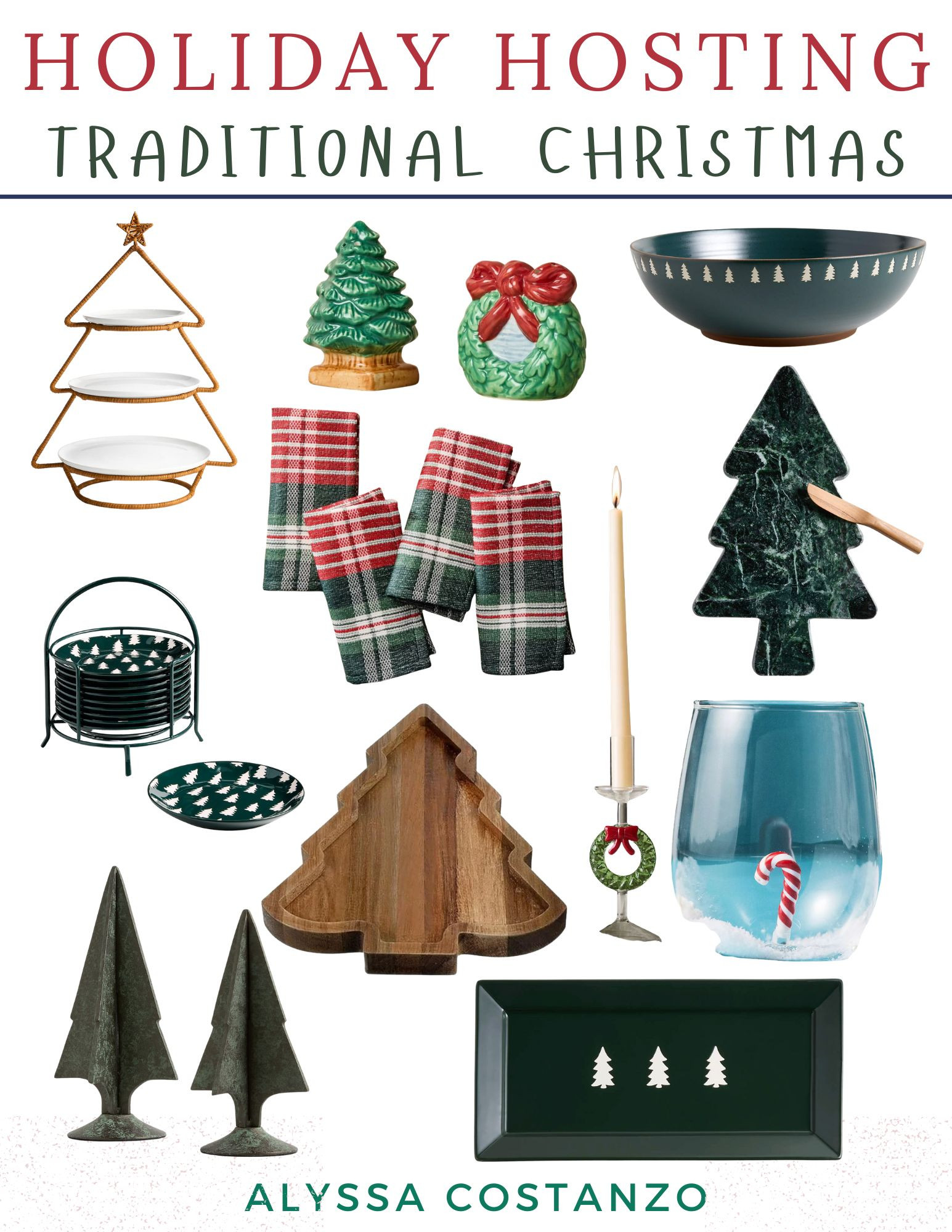 holiday hosting finds: traditional christmas; cups, christmas decor, appetizer plates, christmas tree serving platter, plaid napkins, ralph lauren christmas, serving bowls, green and red christmas 

 #LTKHoliday #LTKHome #LTKParties