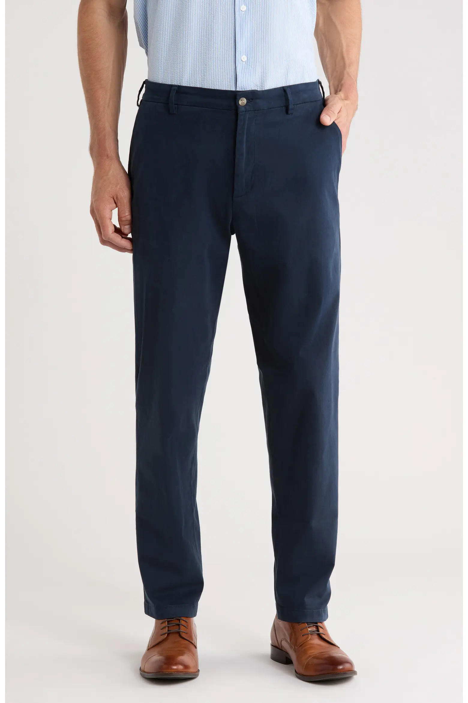 Flat Front Signature Sateen Dress Pants (Men) | Nordstrom | Nordstrom