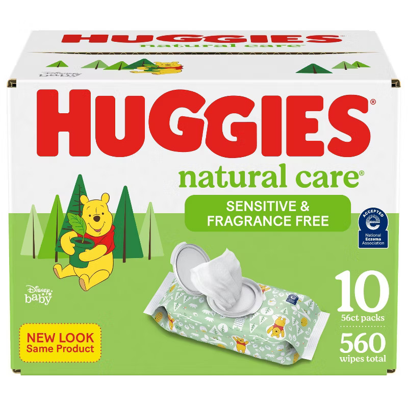 Huggies Natural Care Sensitive Unscented Baby Wipes (Select Count) | Target