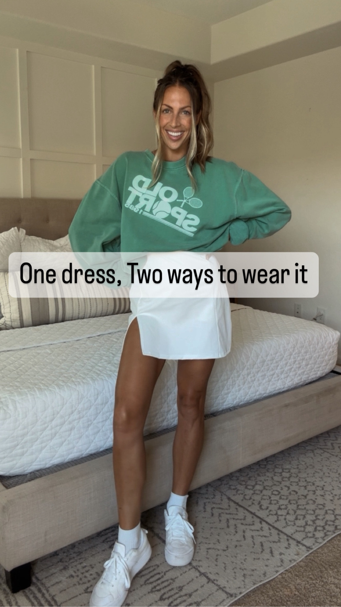 Size small in dress. Size L/XL in sweatshirt!!!

#LTKSummerSales #LTKShoeCrush #LTKStyleTip