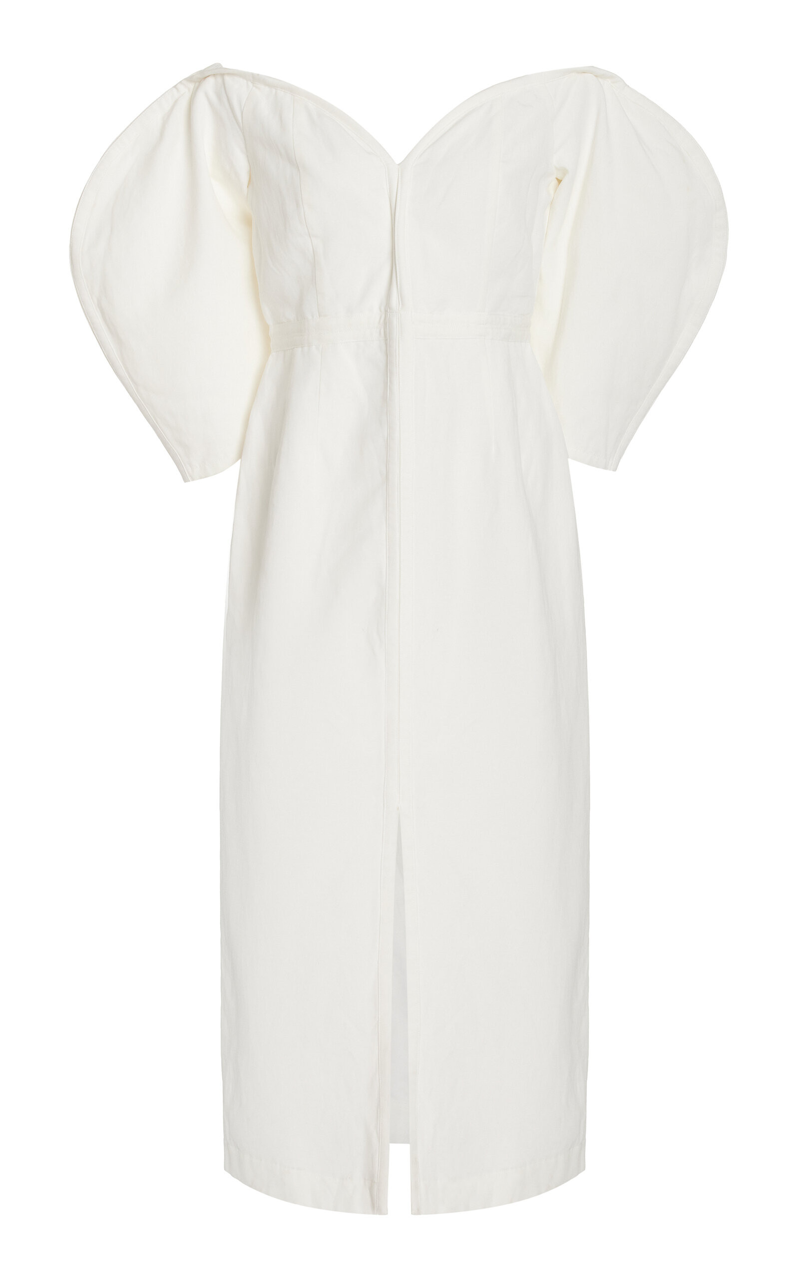 Mara Hoffman - Women's Leonara Cotton-Linen Midi Dress - White - US 4 - Moda Operandi | Moda Operandi (Global)