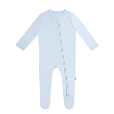 Zippered Footie in Breeze | Kyte Baby