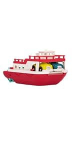 Wonder Wheels by Battat – Large Ferry Boat – Floating Bath Toy Boat with Cars & Realistic Pro... | Amazon (US)