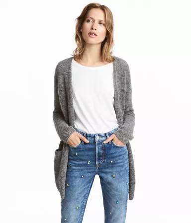 H&m mohair hot sale blend cardigan