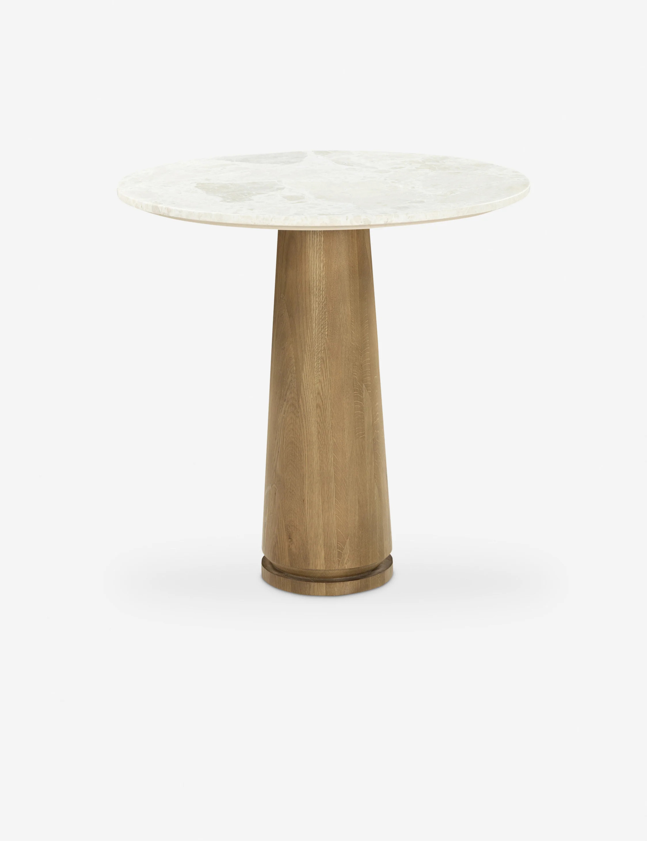 Abi Bistro Table, Beige Marble | Lulu and Georgia 