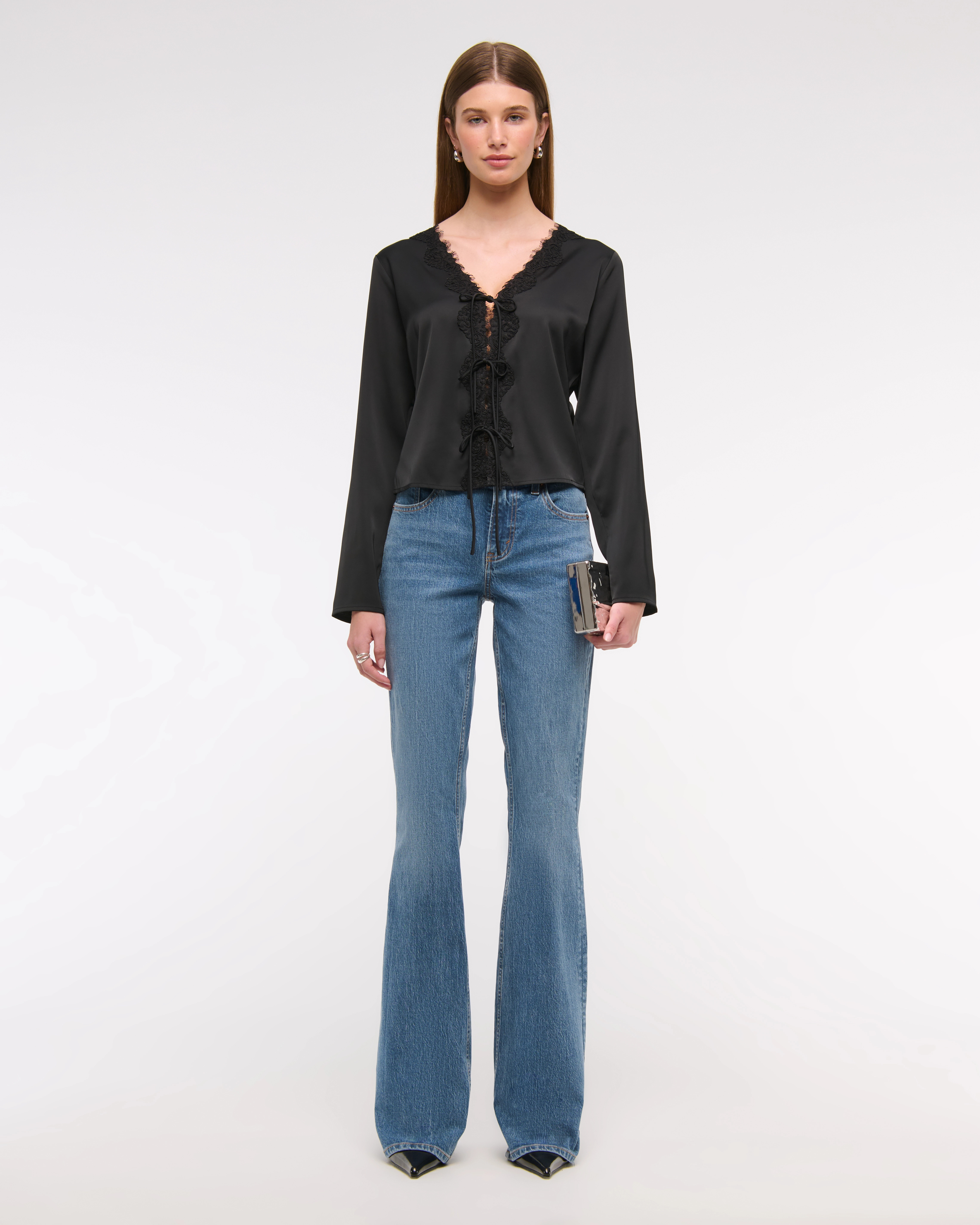 Mid Rise Bootcut Jean | Abercrombie & Fitch (US)