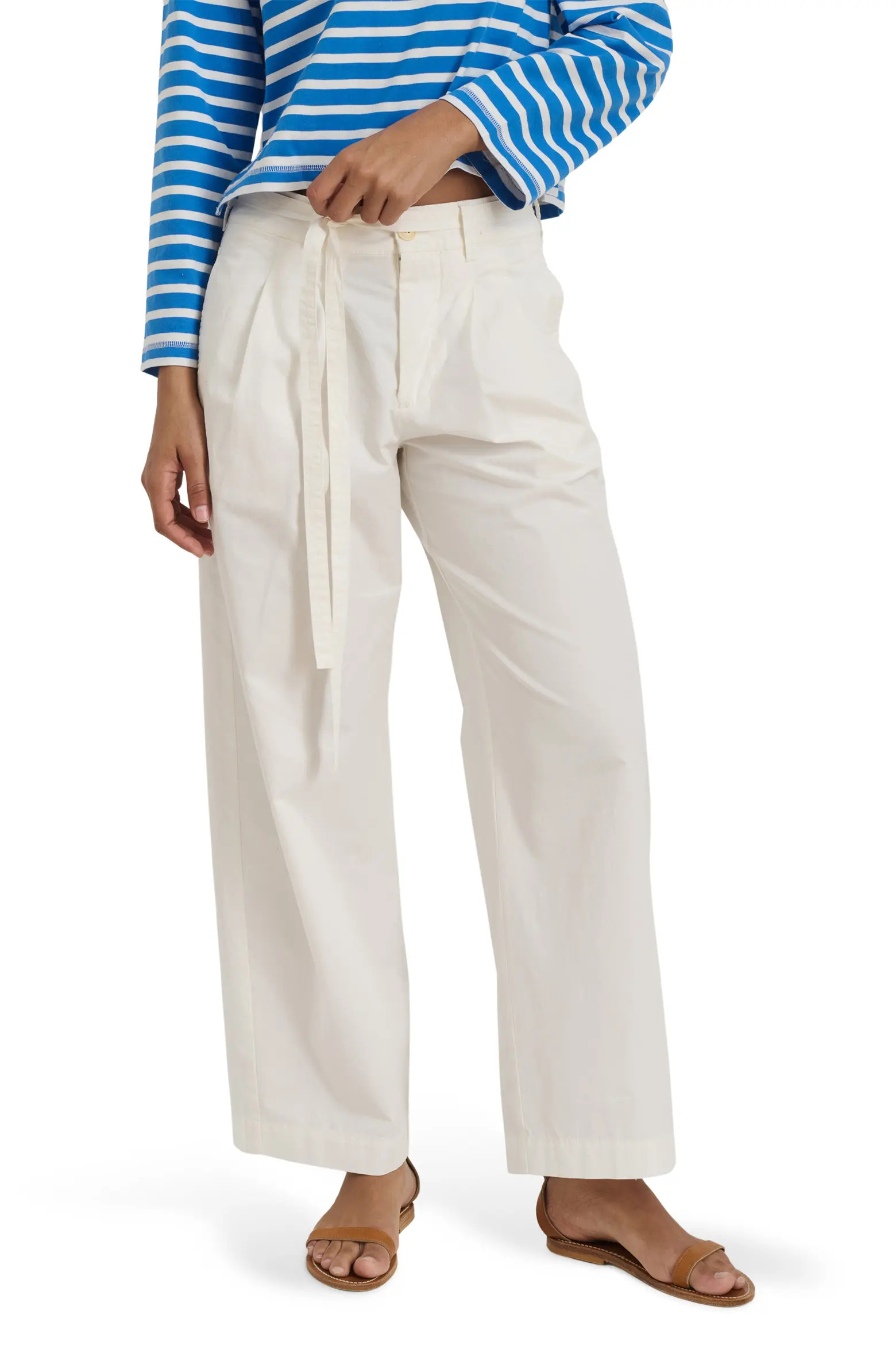 Ina Pleat Cotton Twill Drawstrings Pants (Women) | Nordstromrack | Nordstrom Rack