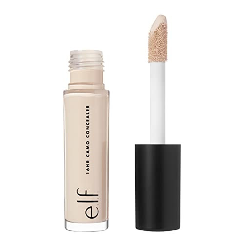 e.l.f. 16HR Camo Concealer, Full Coverage & Highly Pigmented, Matte Finish, Light Ivory, 0.203 Fl Oz | Amazon (US)