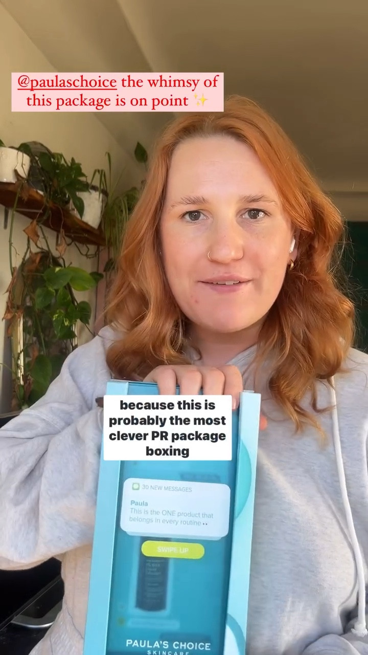 @paulaschoice the whimsy of this package is on point ✨