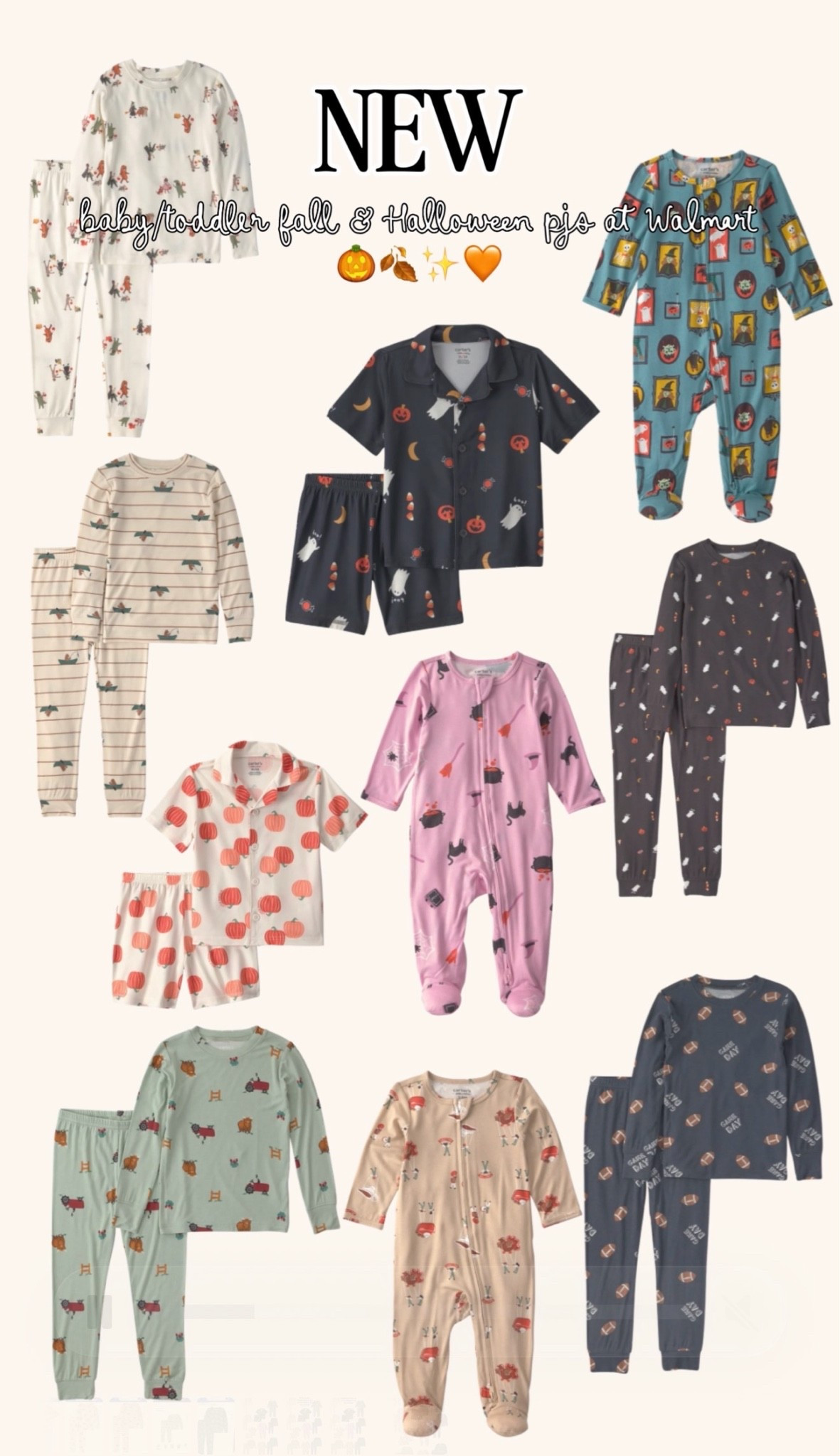 New baby/toddler fall & Halloween pjs at Walmart. 🎃🍂🧡✨

#LTKmomlife #LTKBaby #LTKKids