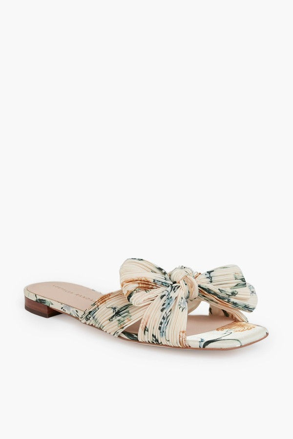 Nova Floral Daphne Pleated Knot Slide | Tuckernuck (US)