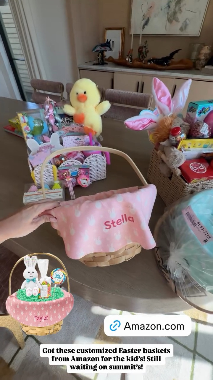 These customized Easter baskets for your kids are too cute!! 🐰💕🐣

#LTKSeasonal #LTKKids