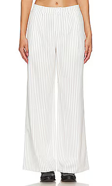 MORE TO COME Jazmine Pant in White Stripe from Revolve.com | Revolve Clothing (Global)